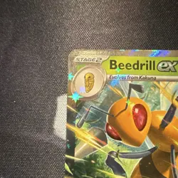 Pokemon TCG Beedrill EX 003/086 Double Rare CR1N Full Art Holo English 310 HP - Image 2