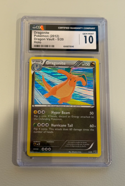 2012 Pokemon Dragon Vault #5/20 Dragonite Holo CGC 10 - Image 1