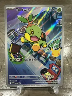 Turtwig Black Star Promo 040 Mega Evolutions First Partners Pokemon TCG 🍃🐢 - Image 1