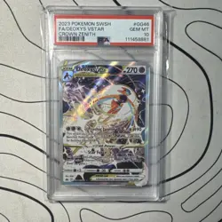 Deoxys VSTAR GG46/GG70 SWSH: Crown Zenith: Galarian Gallery Holo PSA 10 - Image 1