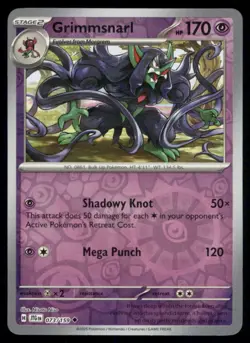 Grimmsnarl 073/159 Uncommon Journey Together Pokemon Reverse Holo Near Mint - Image 1