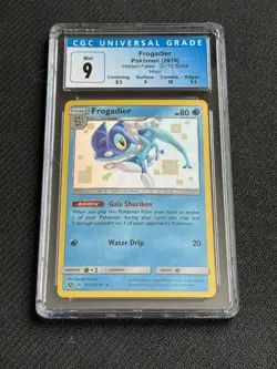 Pokemon Hidden Fates Ultra Rare Frogadier SV12/SV94 CGC 9 Mint - Image 1