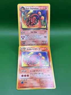 Pokemon Dark Charmeleon Team Rocket English Japanese lot - Image 1