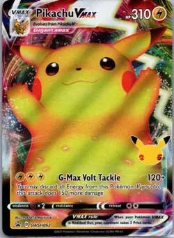 Pikachu VMAX SWSH062 Holo Promo Sword & Shield Promo Pokemon Holo Near Mint - Image 1