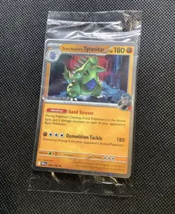 Team Rocket’s Tyranitar Pokemon Center Stamp Promo Destined Rival SEALED 096/182 - Image 1