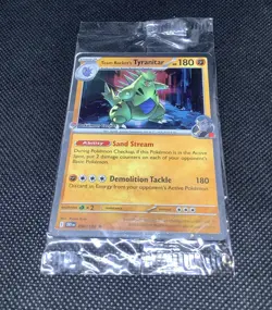 Team Rocket’s Tyranitar Pokemon Center Stamp Promo Destined Rival SEALED 096/182 - Image 2