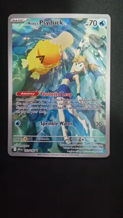 Misty's Psyduck 193/182 Illustration Rare Destined Rivals Pokemon - Image 1
