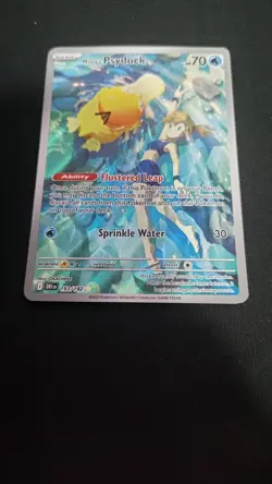Misty's Psyduck 193/182 Illustration Rare Destined Rivals Pokemon - Image 2