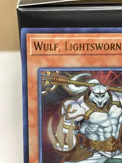 Yu-Gi-Oh Wulf Lightsworn Beast BLLR-EN039 Ultra Rare 1st Edition LP - Image 2