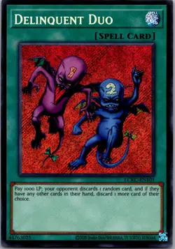 Delinquent Duo LCKC-EN101 Legendary Collection Kaiba Yu-Gi-Oh NM - Image 1