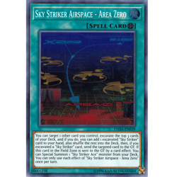 *** SKY STRIKER AIRSPACE - AREA ZERO *** SUPER RARE (LP) DASA-EN039 YUGIOH! - Image 1