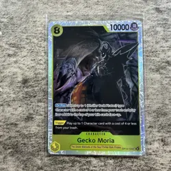 Gecko Moria OP14-104 The Azure Sea's Seven Foil One Piece TCG English - Image 1