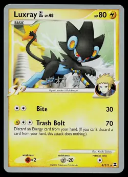 Pokemon Card - Luxray GL World Championship 2009 9/111 Rare - Image 1