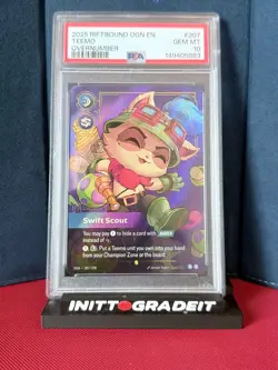 Teemo Swift Scout Overnumbered Origins 307/298 PSA 10 GEM MT Riftbound Card 💎 - Image 1