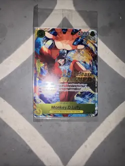 Monkey D. Luffy P-036 Pre-Release Winner Promo One Piece Card Game NM - (SEALED) - Image 1