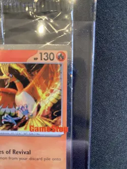 Pokemon Ho-Oh GameStop Exclusive Promo Holo Card CRI EN 010/086 sealed - Image 4