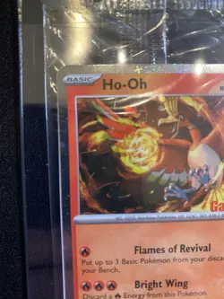 Pokemon Ho-Oh GameStop Exclusive Promo Holo Card CRI EN 010/086 sealed - Image 5