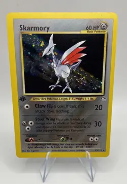 Pokemon TCG Skarmory Neo Genesis Holo Rare Card 13/111 1st Edition - Image 1