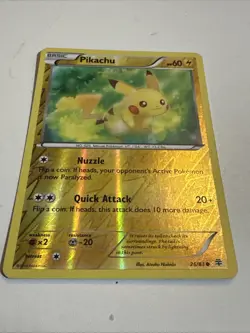 Pikachu 26/83 Generations 2016 Reverse Holo Common Pokemon Card NM - Image 1