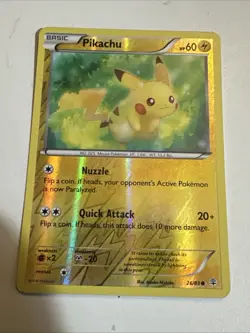 Pikachu 26/83 Generations 2016 Reverse Holo Common Pokemon Card NM - Image 2