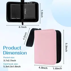 1 Pocket Card Binder – Collectible Trading Card Album, Single Card Holder wit... - Image 4