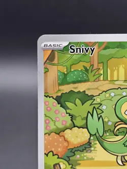 Pokemon TCG Snivy IR Black Bolt English Holo Card 087/086 - Image 3