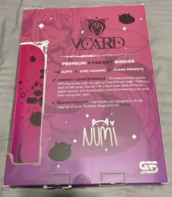 VCARD Gamersupps Premium 9-Pocket Card Binder Numi Edition Brand new - Image 2