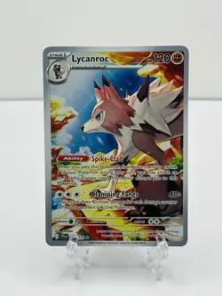 🔥Pokemon TCG-Lycanroc-166/159-Journey Together-Illustration Rare-Holo-M/NM!🔥 - Image 1