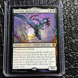 Gwenom, Remorseless Marvel's Spider-Man NM Foil Promo - Image 1