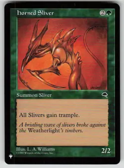 Horned Sliver Uncommon The List Reprints MTG Near Mint 2020 - Image 1