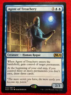 Near Mint - Agent of Treachery M20 043 - Core Set 2020 (MTG) - Image 1