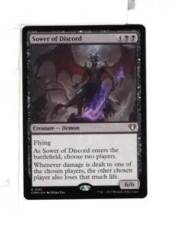 MTG SkeenAB Sower of Discord from CMM. NM. - Image 1