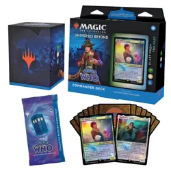 MTG Doctor Who Blast From the Past Commander Deck Precon Sealed + Dice - Image 1