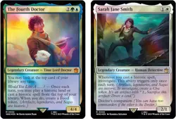 MTG Doctor Who Blast From the Past Commander Deck Precon Sealed + Dice - Image 2