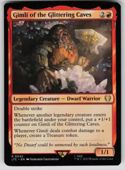 Gimli of the Glittering Caves Normal R The Lord of the Rings 32 NM - Image 1