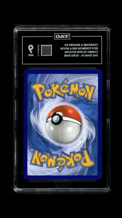 2019 Pokemon Charizard & Braixen GX Tag Team #212 Graded TAG 9 - Image 2