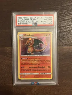 Pokemon Charizard SM226 Fall '19 Black Star Promo Holo PSA 8 2019 - Image 1