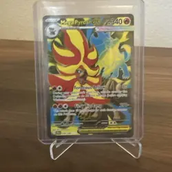 Mega Pyroar Ex 099/086 Chaos Rising Full Art Ultra Rare Pokemon English - Image 1