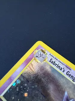 Pokemon Sabrina's Gengar - LP/MP - Gym Heroes Unlimited Holo Rare 14/132 - Image 3