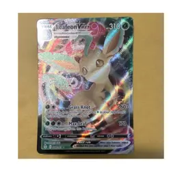 Pokemon Leafeon VMAX Ultra Rare Holo 008/203 SWSH07 310 HP - Image 1