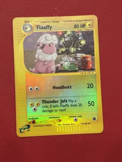 Pokemon TCG Flaaffy 77/165 Expedition Reverse Holo 2002 - Image 1