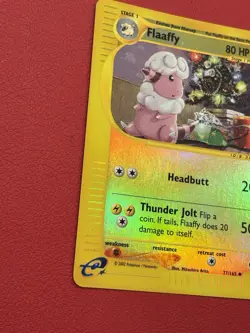 Pokemon TCG Flaaffy 77/165 Expedition Reverse Holo 2002 - Image 2