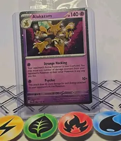 Pokemon TCG Alakazam 082/167 Twilight Masquerade Cosmos Holo SEALED 2024 NM - Image 1