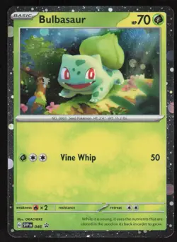 Bulbasaur (Cosmos Holo) 046 Holo Promo Scarlet & Violet Promo Pokemon Near Mint - Image 1