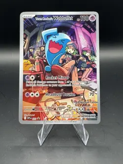 Team Rockets Wobbuffet SVP 203 Pokemon Center Stamped Promo Destined Rivals - Image 1