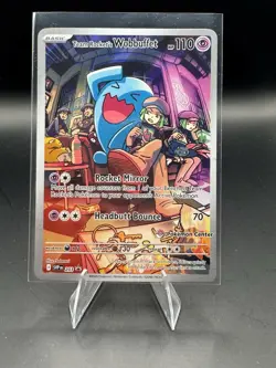 Team Rockets Wobbuffet SVP 203 Pokemon Center Stamped Promo Destined Rivals - Image 4