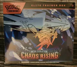 Pokemon Chaos Rising Elite Trainer Box Factory Sealed ETB - Image 1