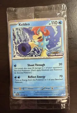 Pokemon TCG Keldeo Chaos Rising 019/086 Stamped PROMO Sealed - Image 1