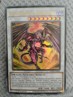 Yugioh Red Dragon Archfiend SDCK-EN045 Ultra Rare 1st Ed NM - Image 1