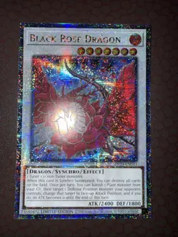 Yu-Gi-Oh! Black Rose Dragon -TN23- Quarter Century Rare - Limited Edition NM! - Image 2